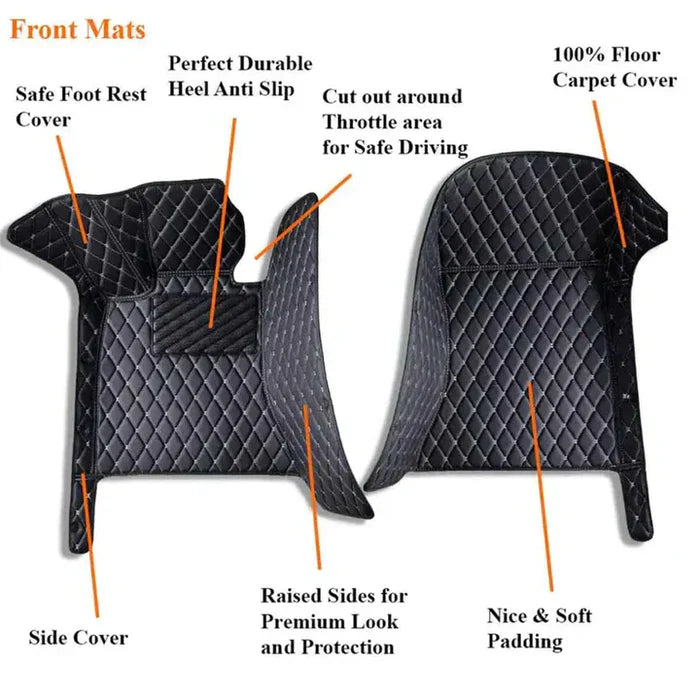 Elvie Heavy Duty Universal Fit Car Mats, SUVs, and Trucks